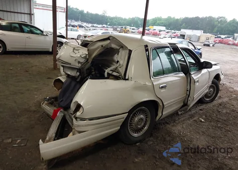 1997 Mercury Grand Marquis Gs z USA, uszkodzony, nr VIN 2MELM74W6VX680292